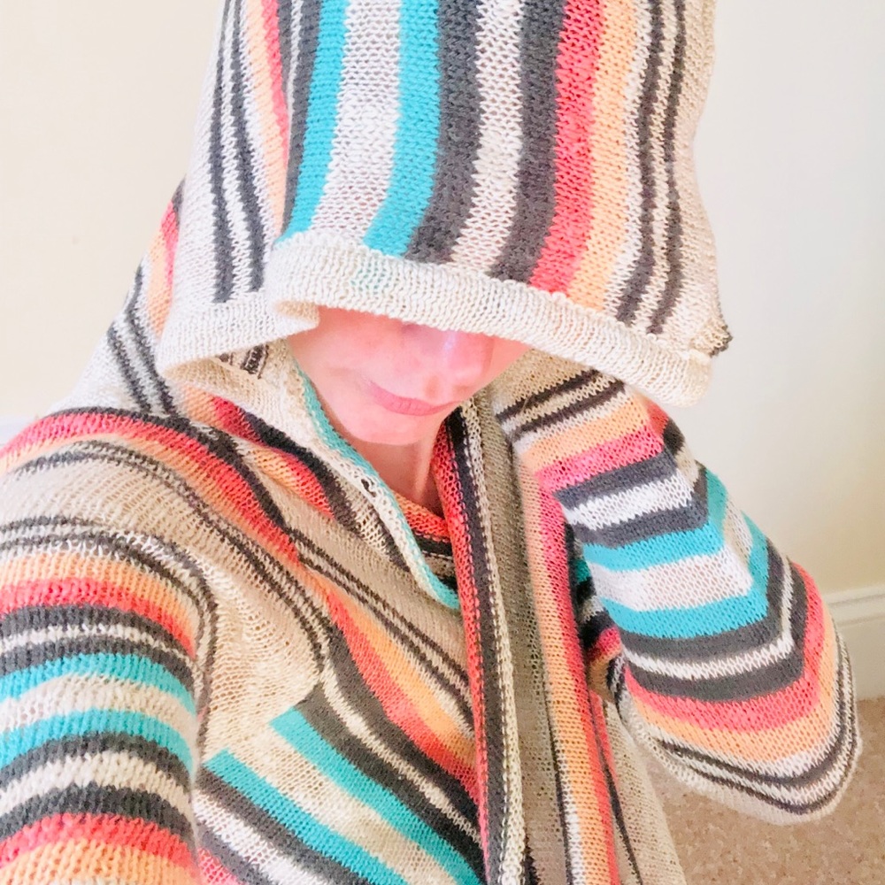 Lightweight Hooded cardigan